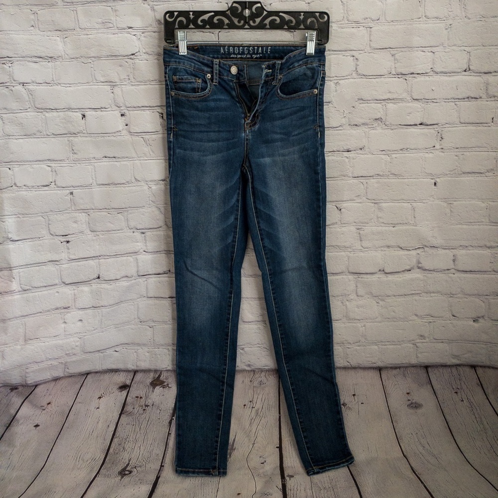 Aeropostale Skinny High Wasted Jeggings Sz0‎ Reg